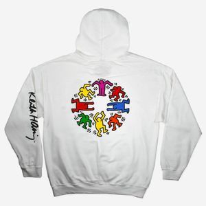 Keith Haring Triple Sided Graphic Hoodie NWOT - L